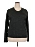 Unbranded 100% Polyester Gray Black Long Sleeve T-Shirt Size 2X - photo 1