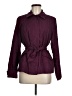 Coldwater Creek 100% Cotton Burgundy Jacket Size 8 - photo 1