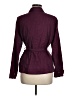 Coldwater Creek 100% Cotton Burgundy Jacket Size 8 - photo 2