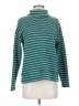 Talbots Stripes Teal Turtleneck Sweater Size S - photo 1