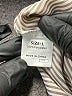 Unbranded 100% Polyester Stripes Tan Long Sleeve Blouse Size L - photo 7