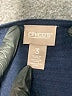 Chico's Chevron-herringbone Blue 3/4 Sleeve Top Size XL (3) - photo 7