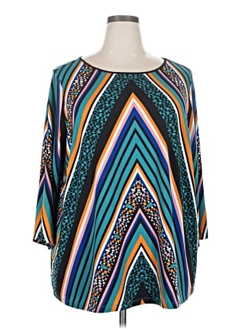 Bob Mackie 3/4 Sleeve Blouse (view 1)
