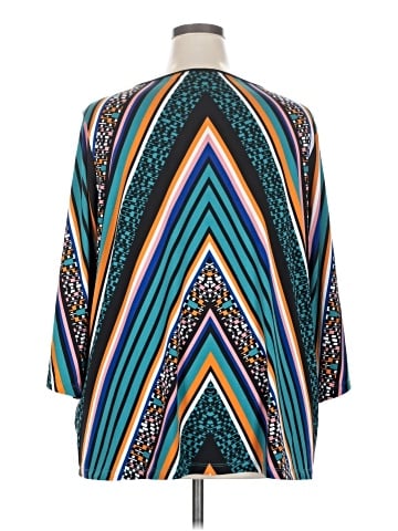 Bob Mackie 3/4 Sleeve Blouse (view 2)