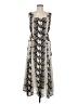 ASOS 100% Polyester Animal Print Gray Cocktail Dress Size 8 - photo 1