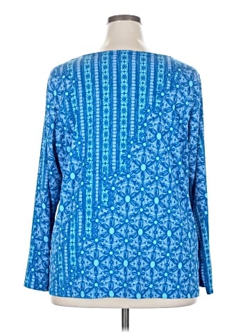 Bob Mackie Long Sleeve Blouse (view 2)