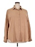 HOTOUCH 100% Polyester Tan Long Sleeve Blouse Size XXL - photo 1