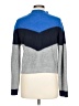 Ten Sixty Sherman 100% Acrylic Chevron-herringbone Blue Turtleneck Sweater Size L - photo 2