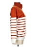 Unbranded Stripes Orange Turtleneck Sweater Size L - photo 4