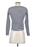 MNG 100% Cotton Stripes Ivory Long Sleeve Turtleneck Size XXS - photo 2