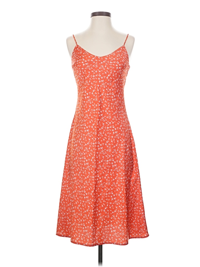 Pre-owned Forever 21 Casual Dress In Orange