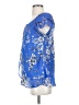 Roz & Ali 100% Polyester Blue Short Sleeve Blouse Size S - photo 5