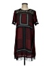 Express 100% Polyester Graphic Burgundy Casual Dress Size S - photo 1