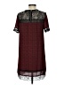 Express 100% Polyester Graphic Burgundy Casual Dress Size S - photo 2