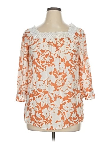 Robert Louis 3/4 Sleeve Blouse (view 1)