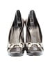 Gucci 100% Leather Metallic Silver Gold Heels Size EU (IT) 40 1/2 / US 10 1/2 (wide) - photo 2