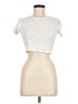 Zara Ivory Short Sleeve Turtleneck Size M - photo 1