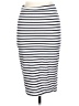 iris Stripes White Casual Skirt Size L - photo 1