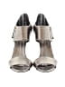 Gucci 100% Leather Metallic Silver Gold Heels Size EU (IT) 40 / US 10 - photo 2