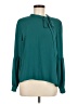 CeCe Teal Long Sleeve Blouse Size M - photo 1