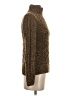Jenne Maag Tweed Brown Turtleneck Sweater Size S - photo 4