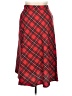 Unbranded 100% Polyester Plaid Red Casual Skirt Size XL - photo 1