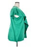 Lane Bryant 100% Polyester Green Short Sleeve Blouse Size 18 - photo 4