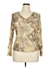 Assorted Brands Gold Long Sleeve Blouse Size XL - photo 1