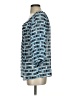 Quintessential 100% Polyester Blue 3/4 Sleeve Blouse Size S - photo 5