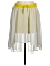 Armani Exchange 100% Polyester Solid Ivory Casual Skirt Size 8 - photo 1