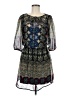 Bebop 100% Polyester Paisley Blue Cocktail Dress Size M - photo 1
