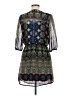 Bebop 100% Polyester Paisley Blue Cocktail Dress Size M - photo 2