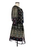 Bebop 100% Polyester Paisley Blue Cocktail Dress Size M - photo 4