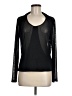 Shein 100% Polyester Black Long Sleeve T-Shirt Size 6 - photo 1