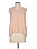 Elodie 100% Polyester Tan Sleeveless Blouse Size M - photo 1