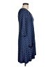 Inside Out Stripes Blue Casual Dress Size M - photo 4