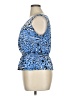 Jeanne Pierre 100% Rayon Blue Sleeveless Blouse Size XL - photo 5