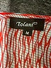 Tolani Print Red Casual Dress Size M - photo 6