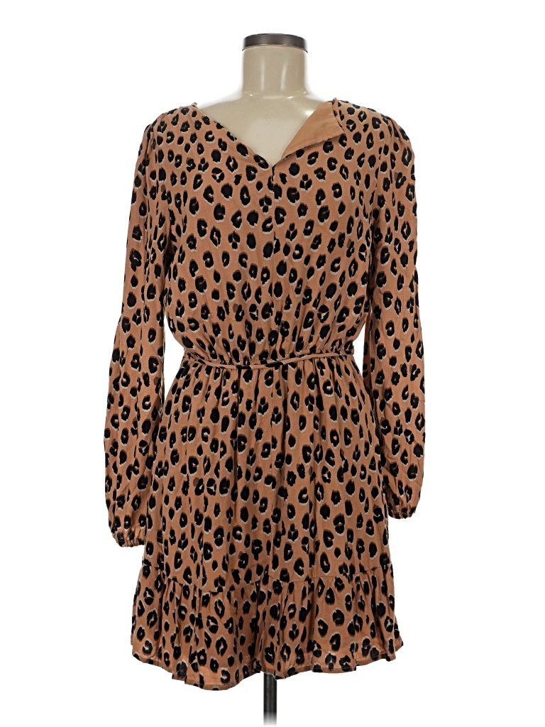 Pre-owned A New Day Casual Dress In Brown