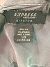 Express Black Long Sleeve Silk Top Size 1 - 2 - photo 8