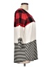 Brenda's Checkered-gingham Red 3/4 Sleeve T-Shirt Size L - photo 4