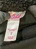 Justice 100% Polyester Black Cardigan Size 7 - photo 3