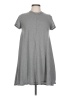 Rolla Coster Solid Gray Casual Dress Size L - photo 1