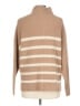 Forte Stripes Tan Pullover Sweater Size L - photo 2