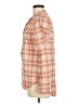 Lands' End 100% Baumwolle Plaid Orange Long Sleeve Button-Down Shirt Size 6 - photo 5