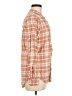 Lands' End 100% Baumwolle Plaid Orange Long Sleeve Button-Down Shirt Size 6 - photo 4