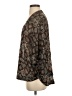 BLOUSE Brown Long Sleeve Blouse Size S - photo 5