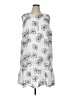 AGB 100% Polyester Graphic White Casual Dress Size 1X - photo 1