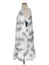 AGB 100% Polyester Graphic White Casual Dress Size 1X - photo 5