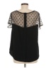 Torrid Black Short Sleeve Blouse Size Med Plus (00) - photo 2